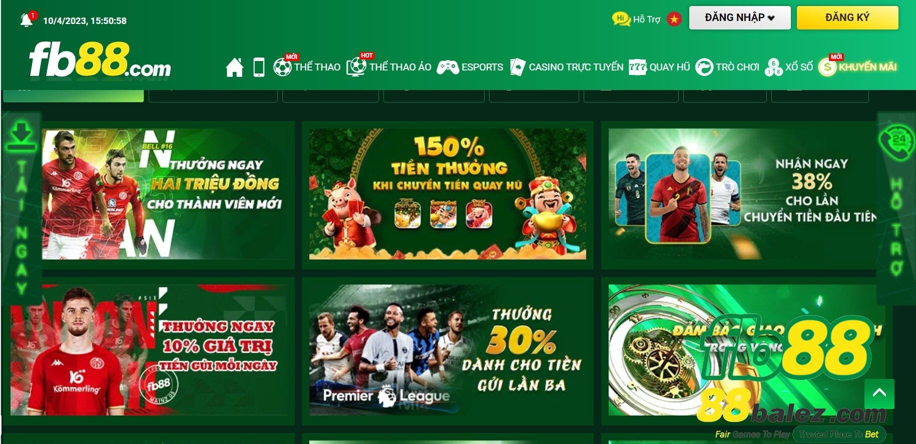 FB88 TIỀN THƯỞNG 