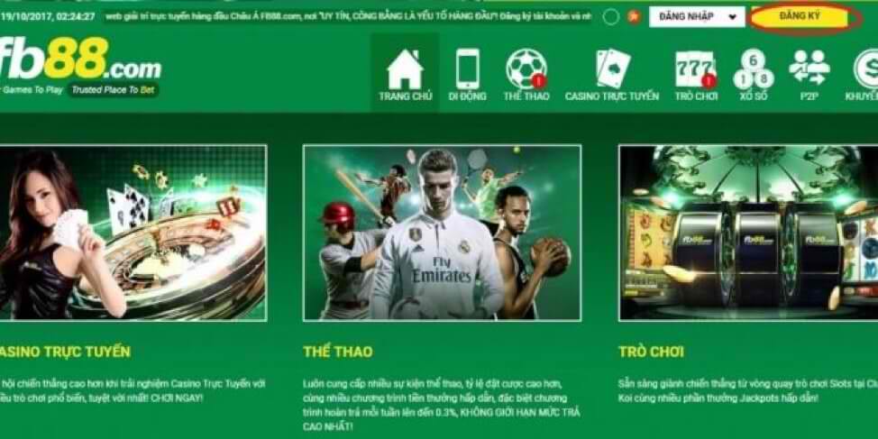 Nhà cái FB88 với tỷ lệ thắng hấp dẫn