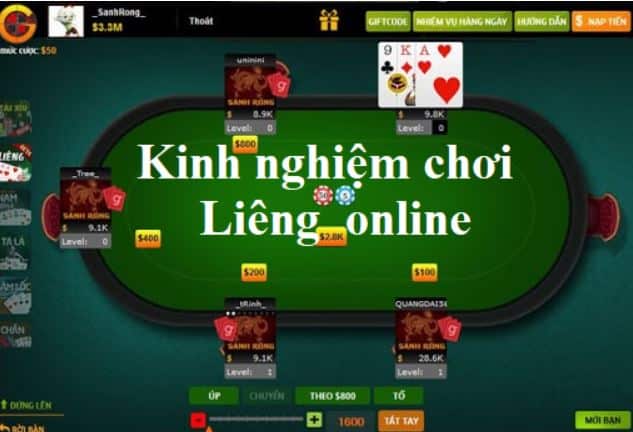 Kinh nghiệm chơi liêng online