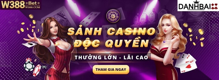 8 game bài giải trí thú vị tại W388 Casino