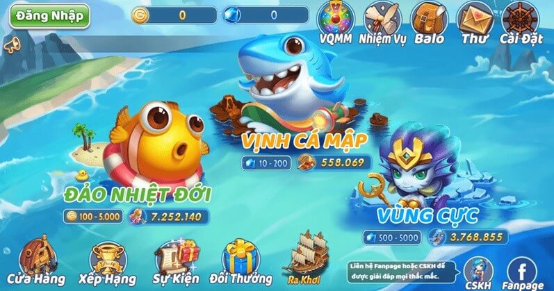 Game Bắn Cá Tiểu Tiên Cá Gameplay