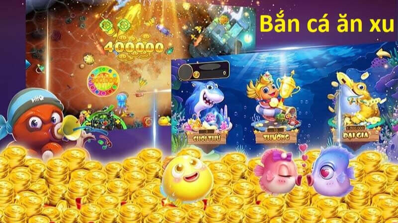 Shooting fish to eat coins