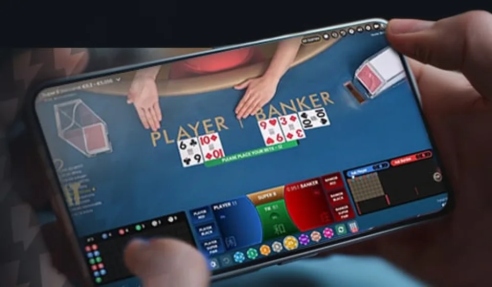 Baccarat online trên smartphone