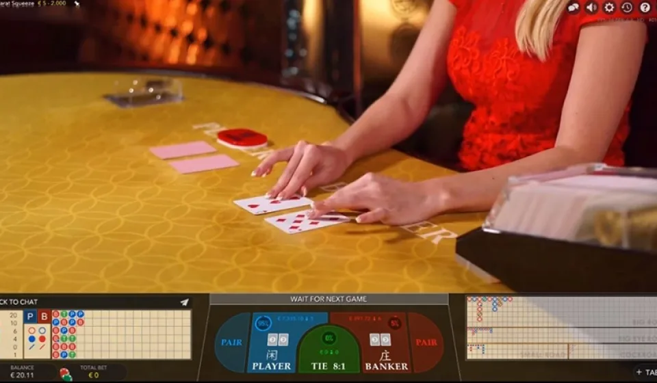 Squeeze baccarat Live Casino House2